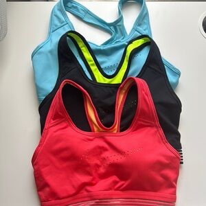 Nike Red and Black Sports Bras Intimates & Sleepwear